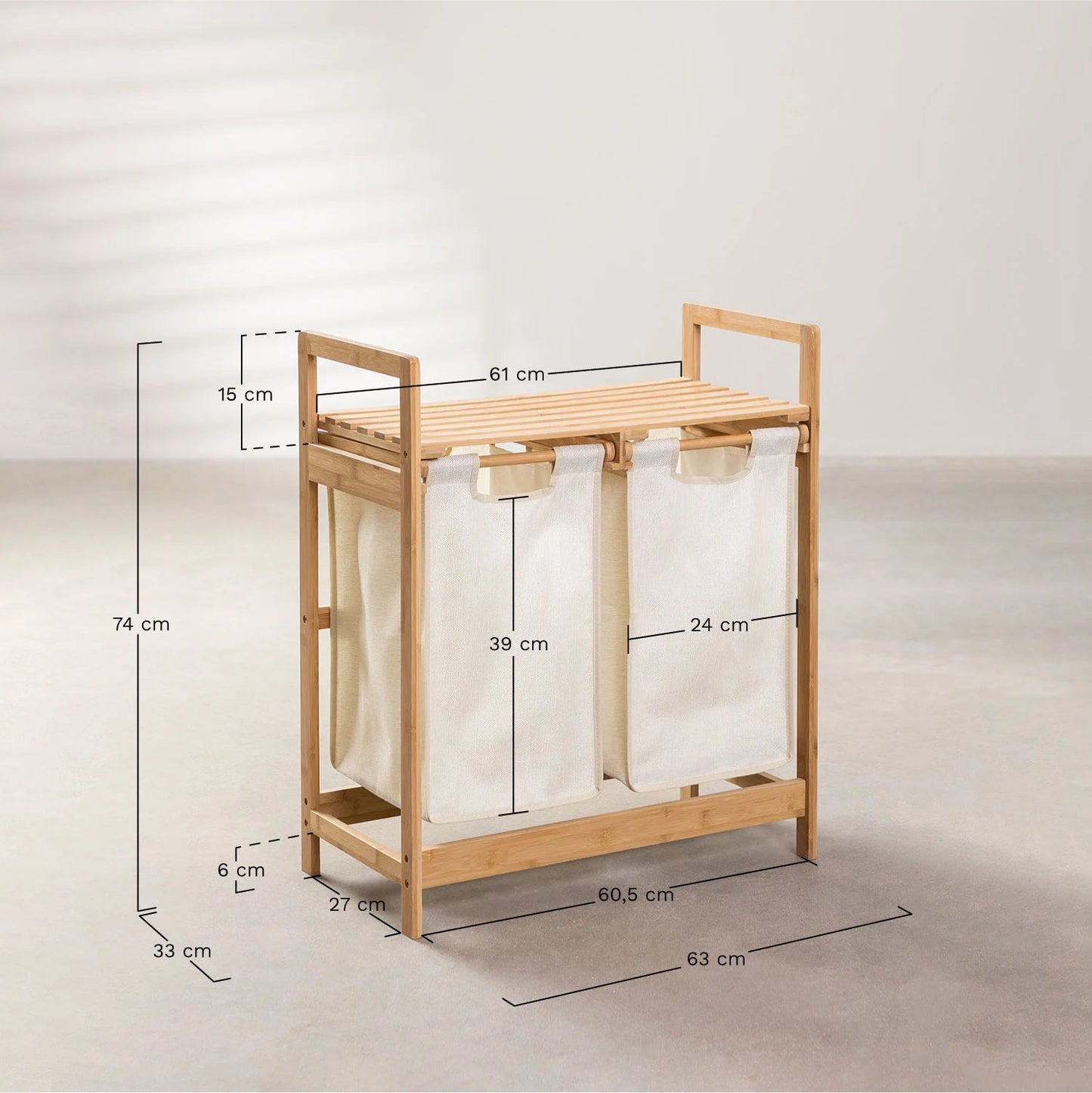 Panier à Linge en Bambou