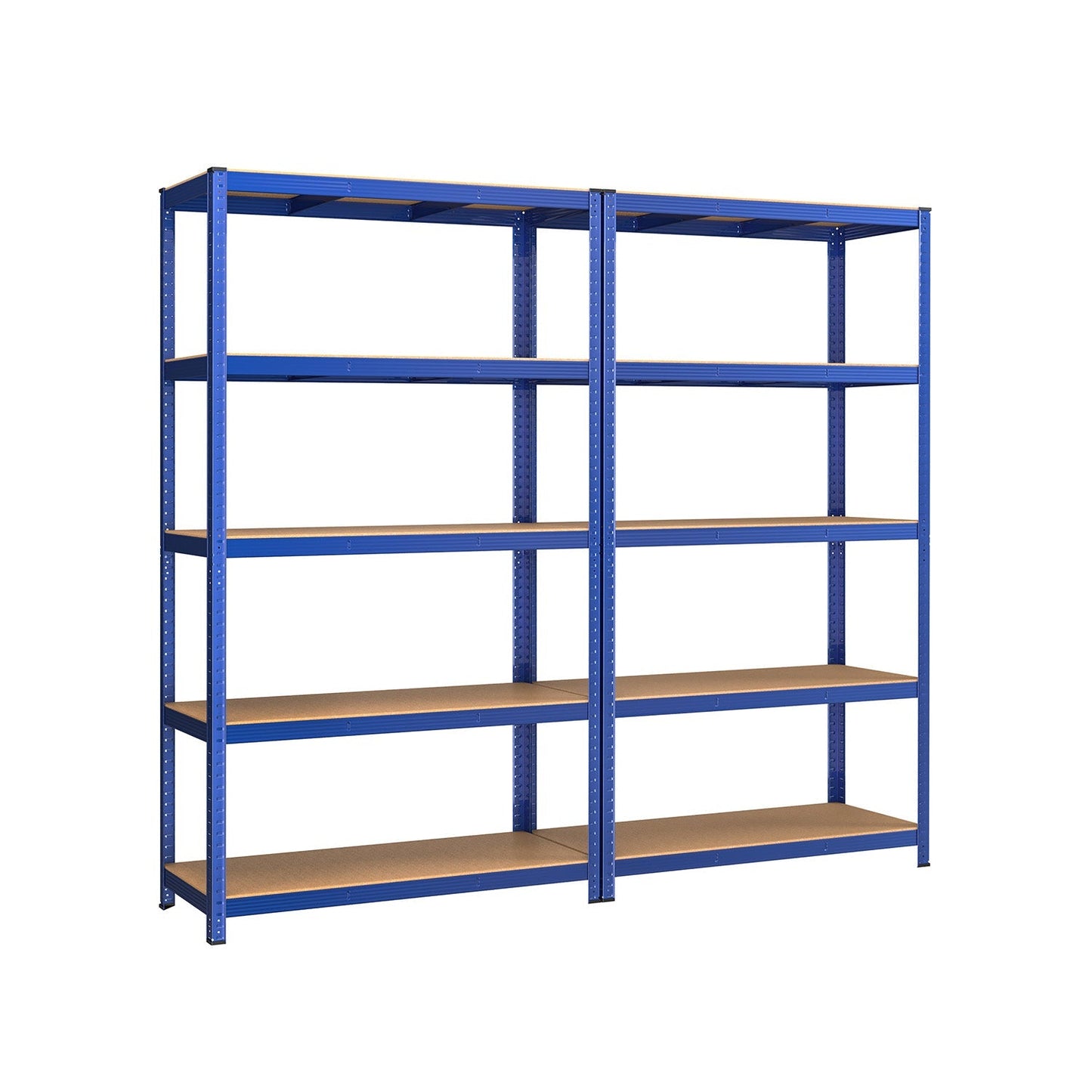 2 Étagères à 5 niveaux bleu