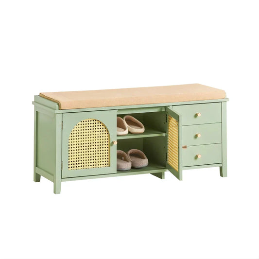 Banc De Rangement - Banc À Chaussures - 3 Tiroirs