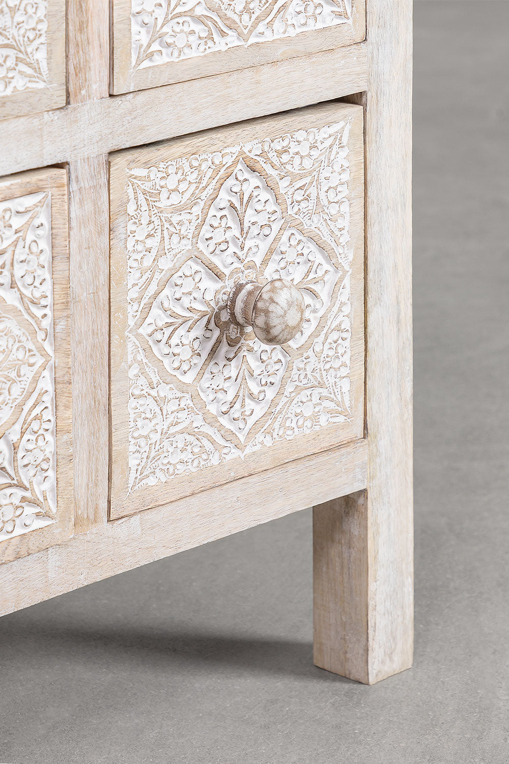 Commode à Tiroirs en Bois de Manguier