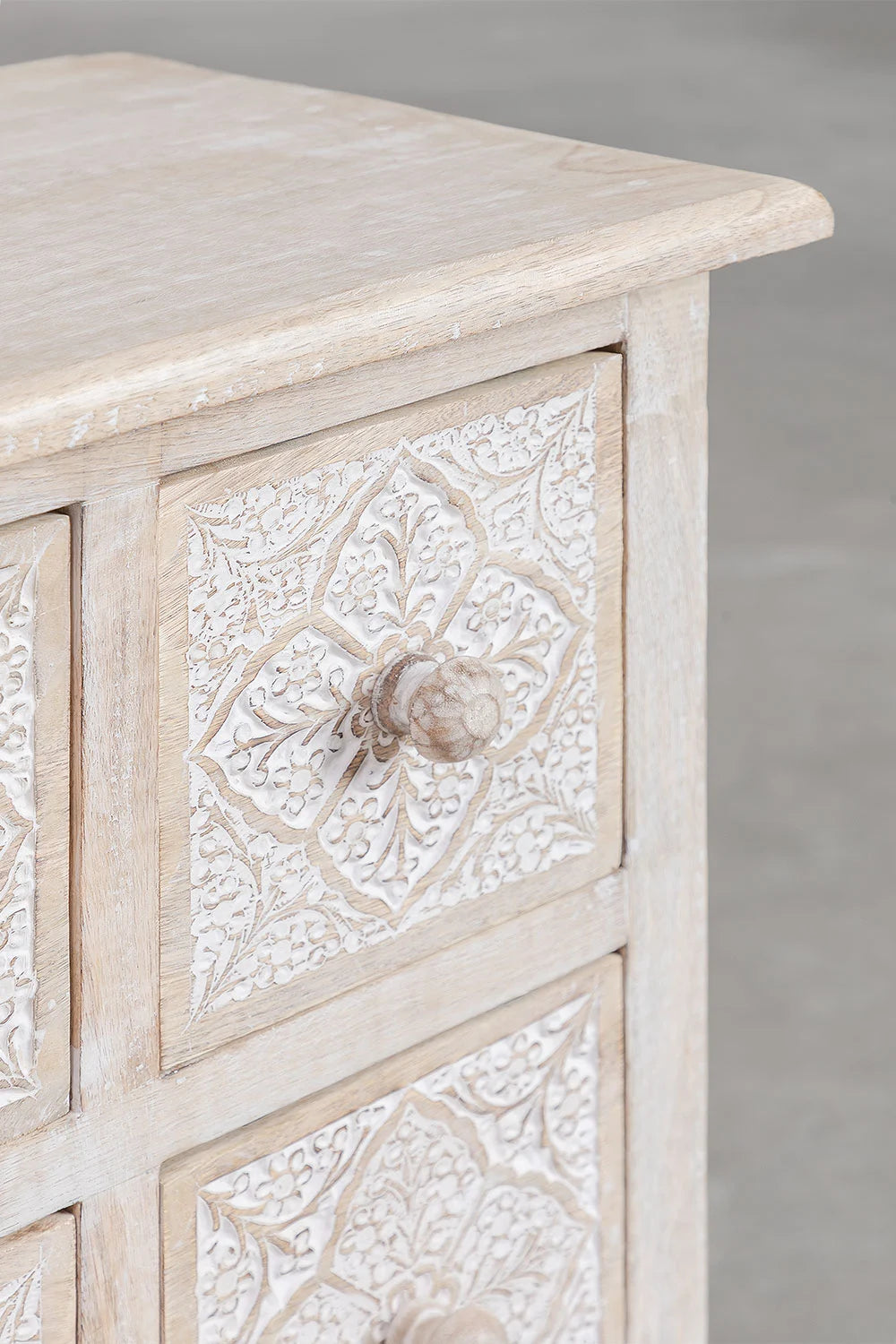 Commode à Tiroirs en Bois de Manguier