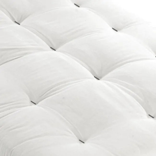 Ensemble Matelas Futon + Structure Bois Massif Noisette