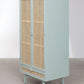 Armoire avec Tiroir en Bois & Portes en Rotin