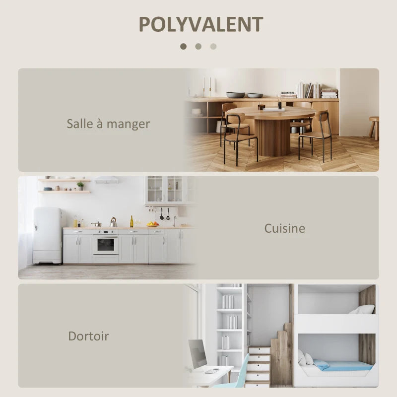 Table Pliable de Cuisine - 2 Abattants