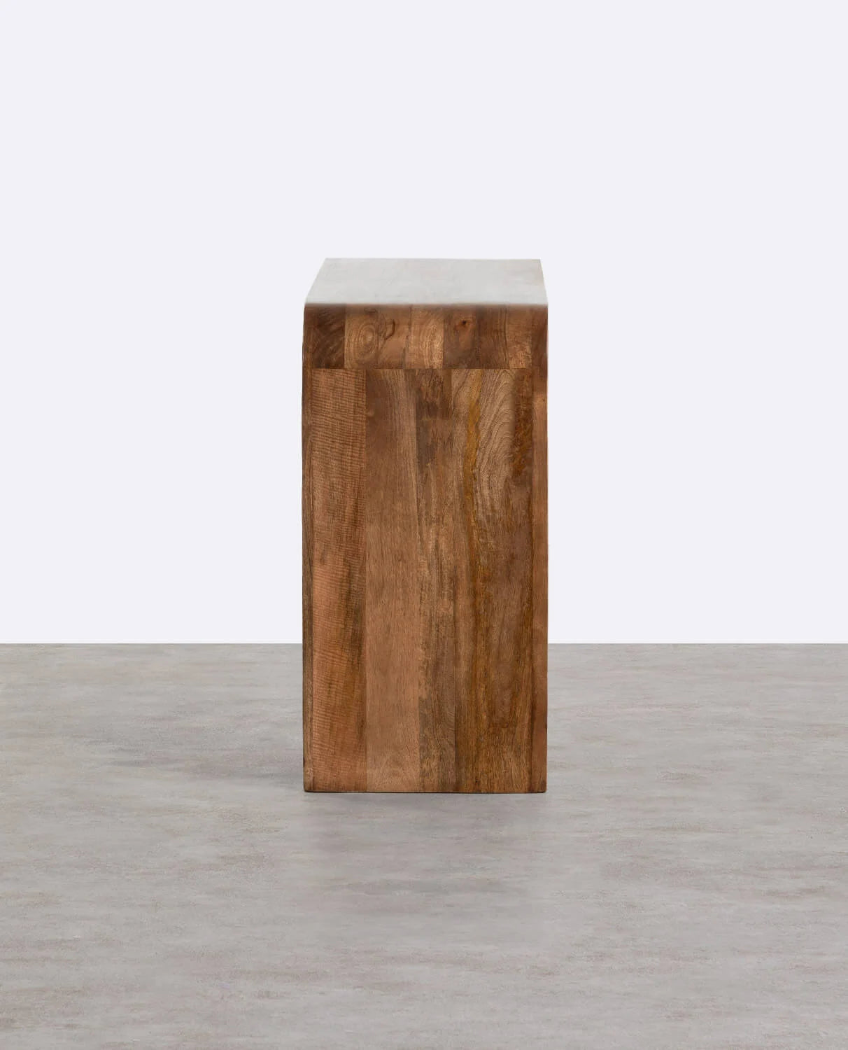 Console avec Deux Tiroirs en Bois de Mangue