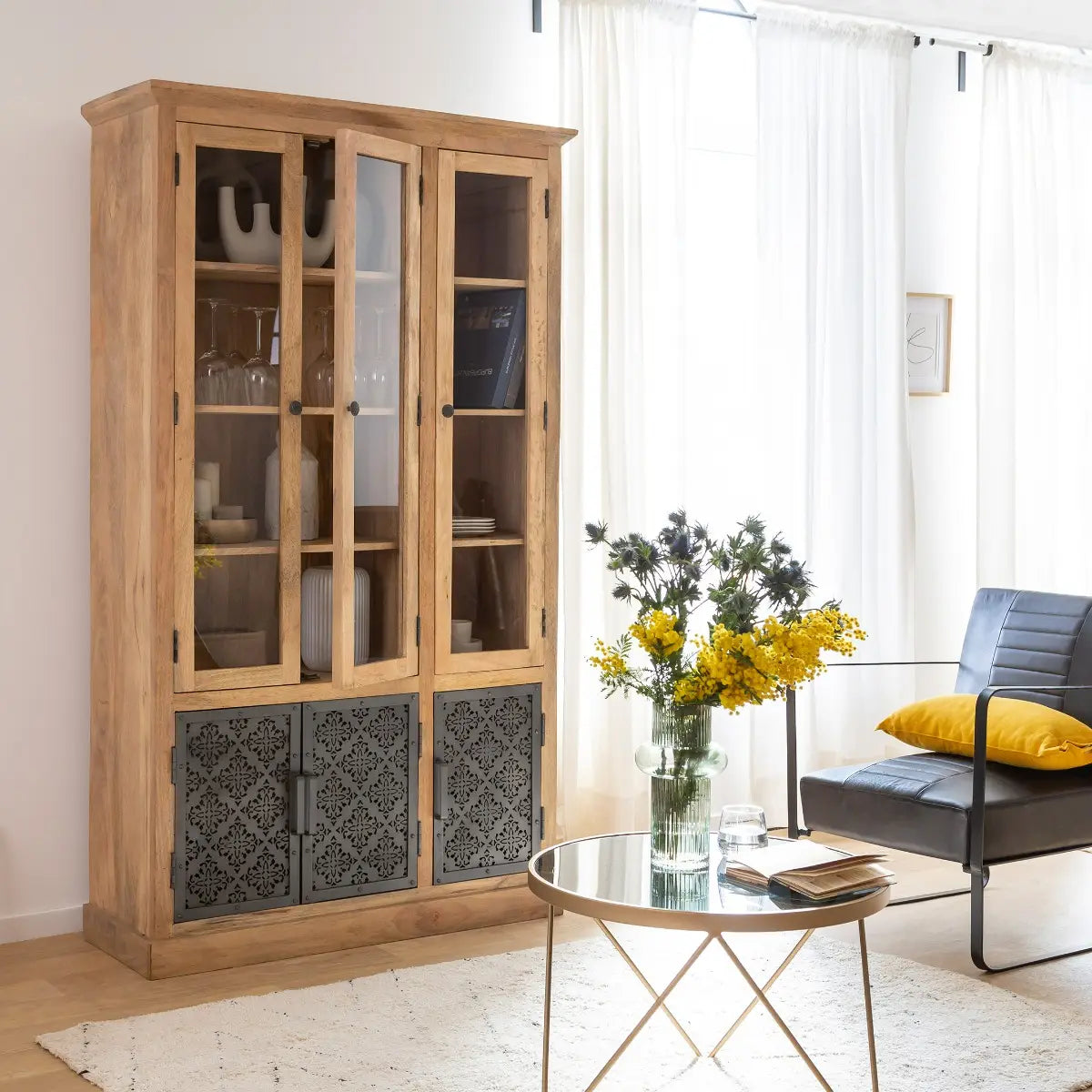 Vaisselier en Bois de Manguier