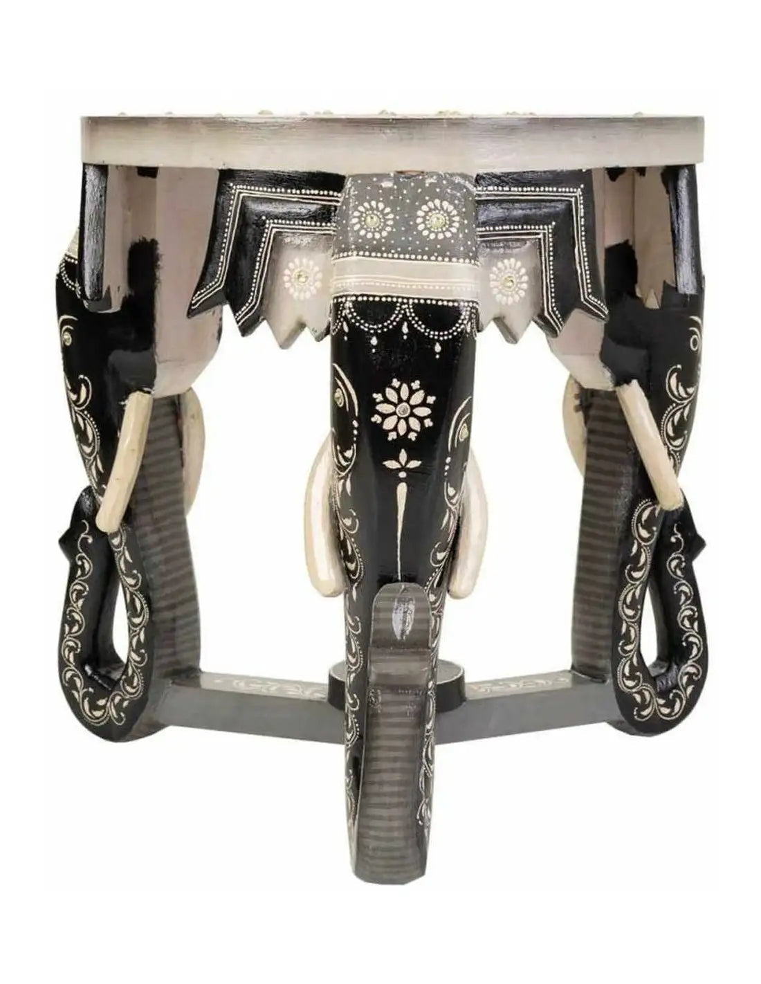 Table basse originale - Éléphant en Bois de manguier