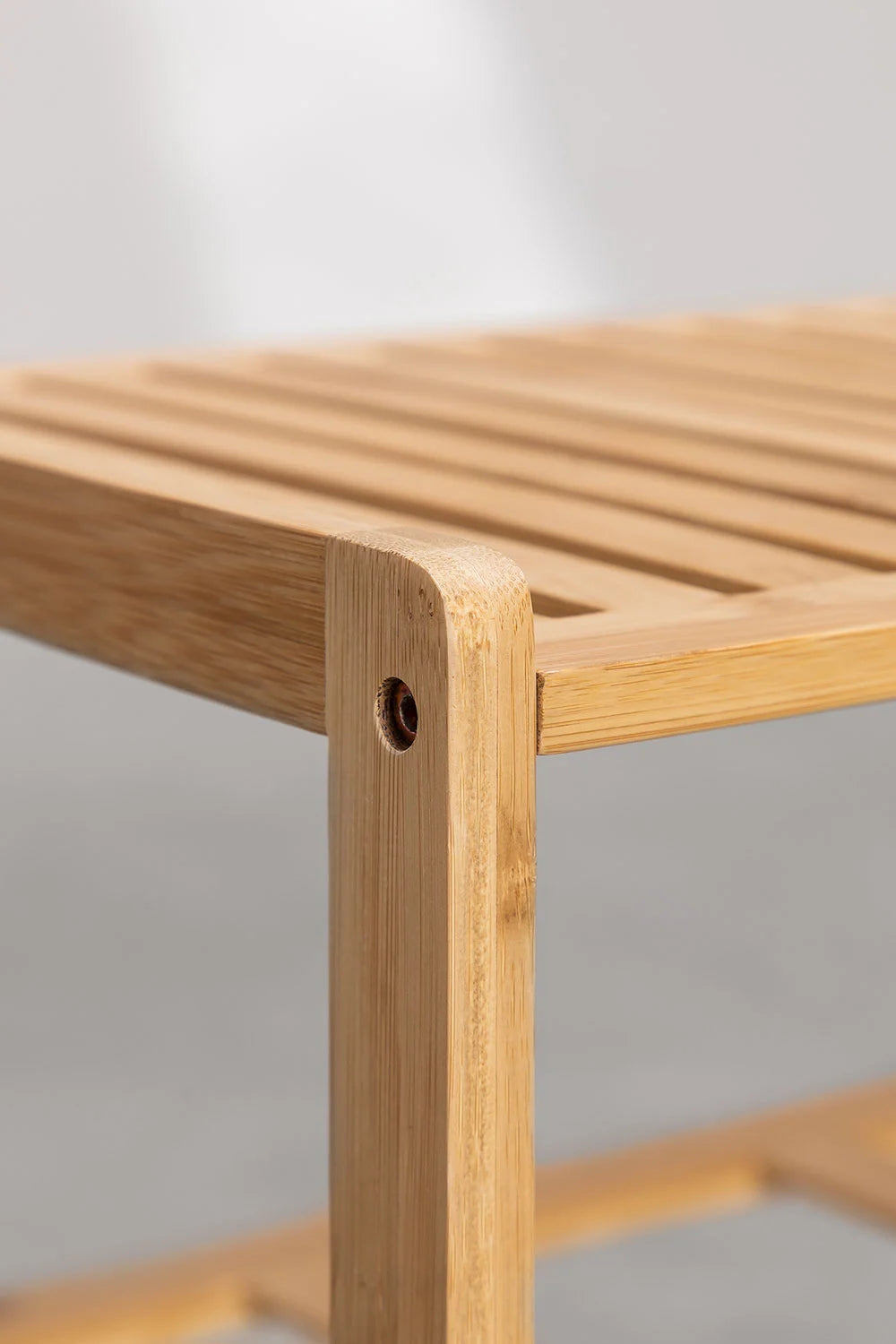 Étagère en Bambou avec Double Tiroir