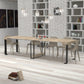 Table Console Extensible avec Porte-Rallonges - Bois Laminé