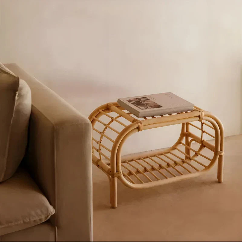 Porte-Chaussures en Rotin