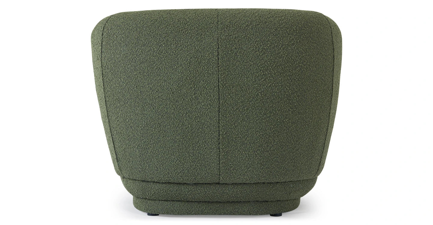 Ensemble Fauteuil + Canapé 2 Places - Tissu Bouclé - Kaki