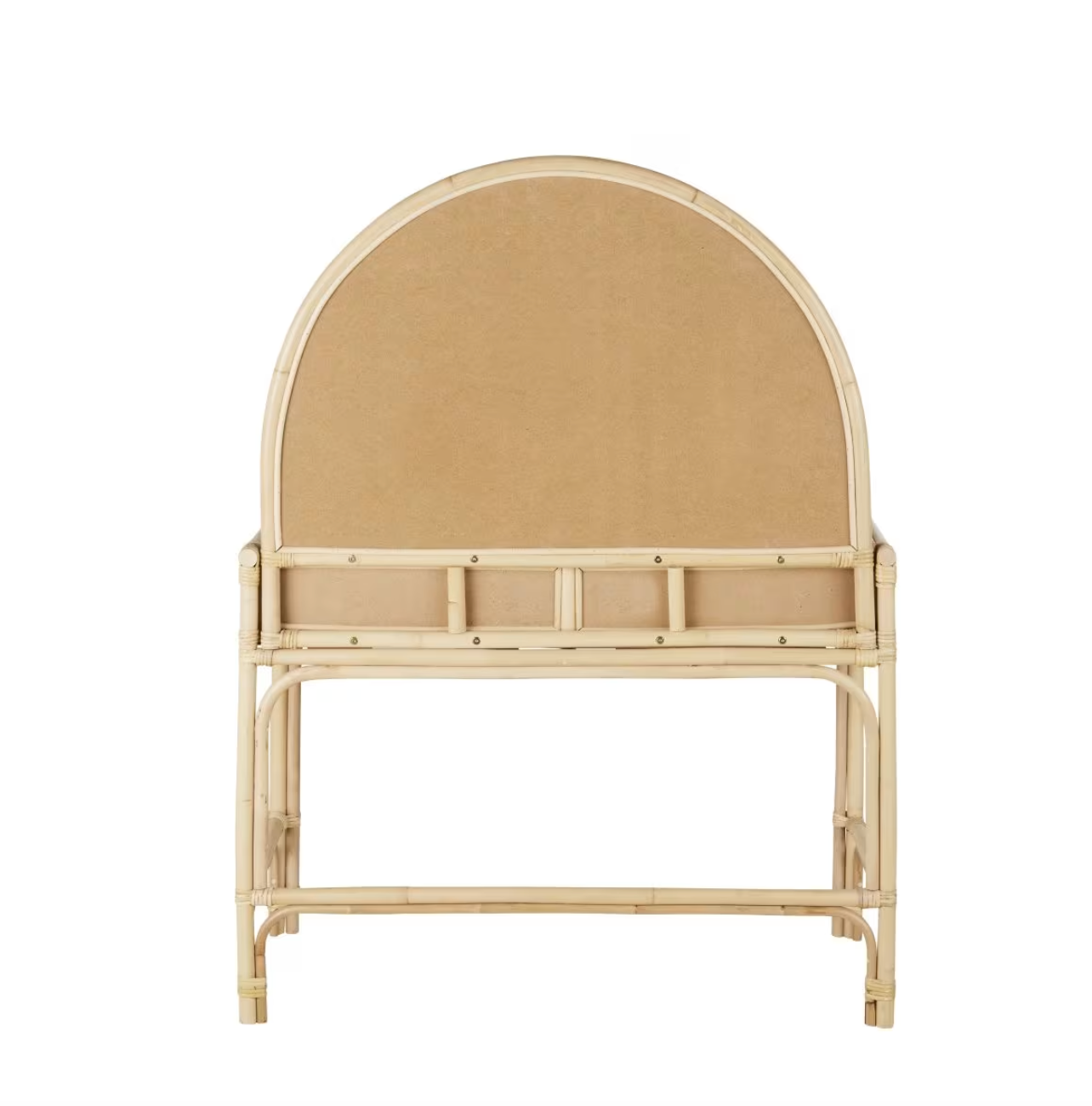 Coiffeuse 2 Tiroirs et Cannage en Rotin