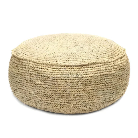 Pouf Bohème - Naturel En Raphia