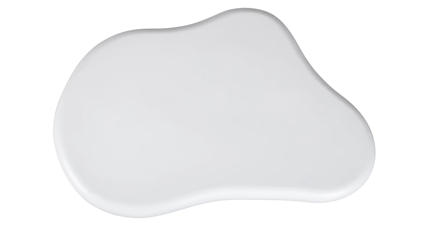 Table Basse Fibre de Verre - Blanc Coco