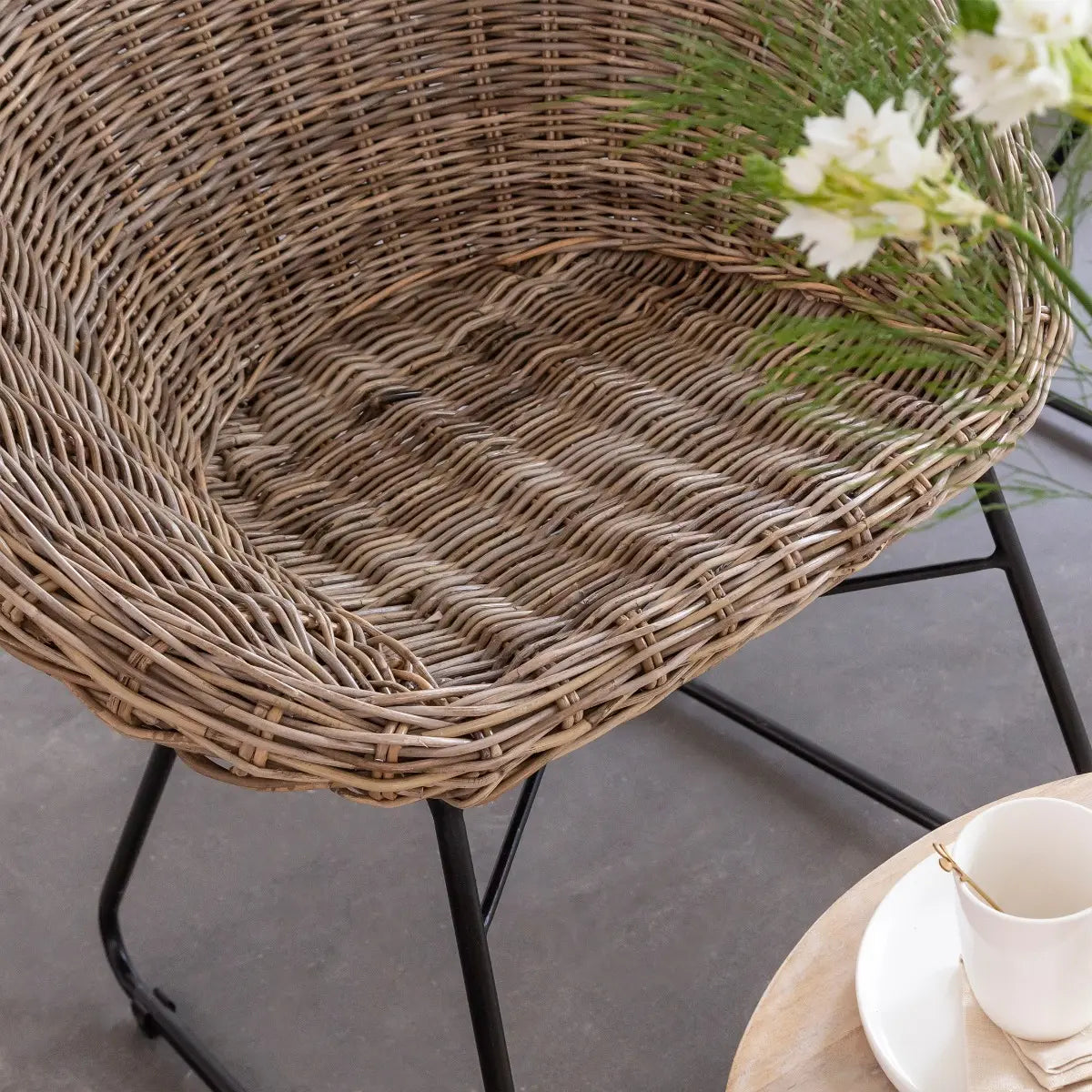 Lot de 2 Chaises en Rotin