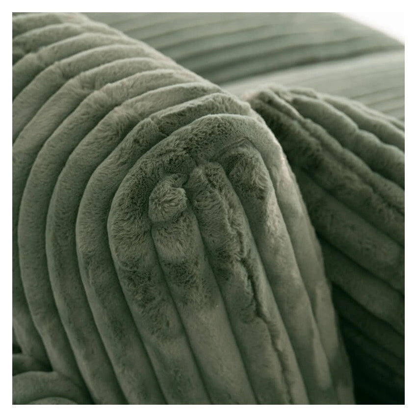 Canapé Panoramique Velours Côtelé