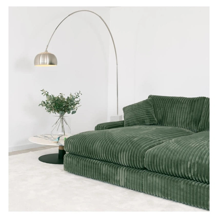 Canapé Panoramique Velours Côtelé