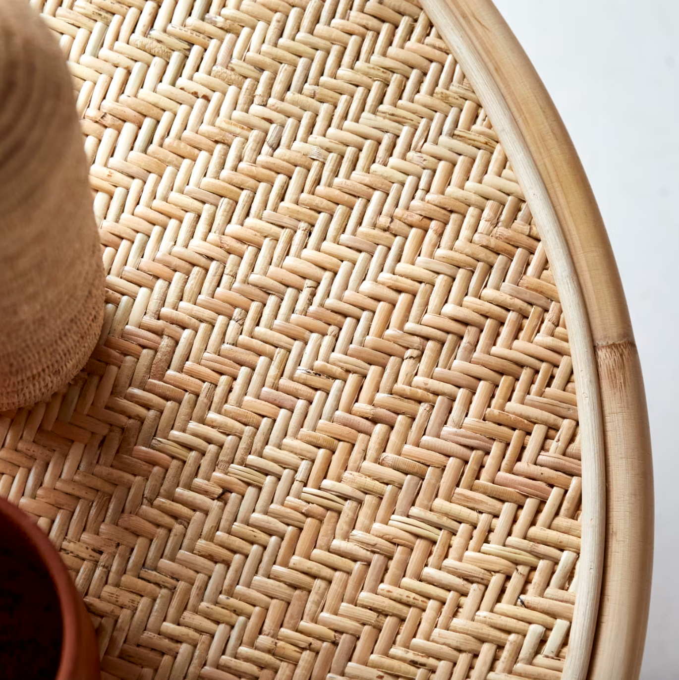 Table Basse en Rotin