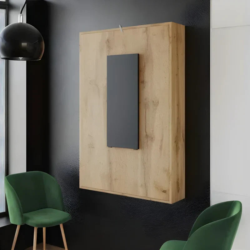 Table Murale Rabattable avec Rangements - 4 Personnes