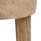Tabouret de Bar Rond Naturel - Bois Brut