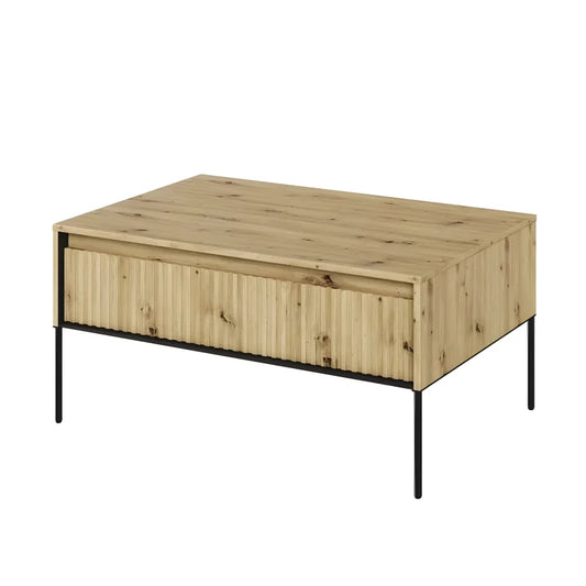 Table Basse 1 Porte -  Avec Tasseaux