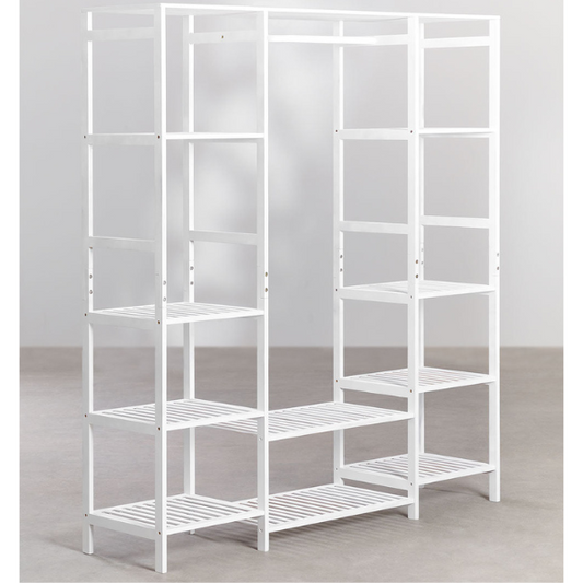 Armoire Ouverte avec Étagères en Bois