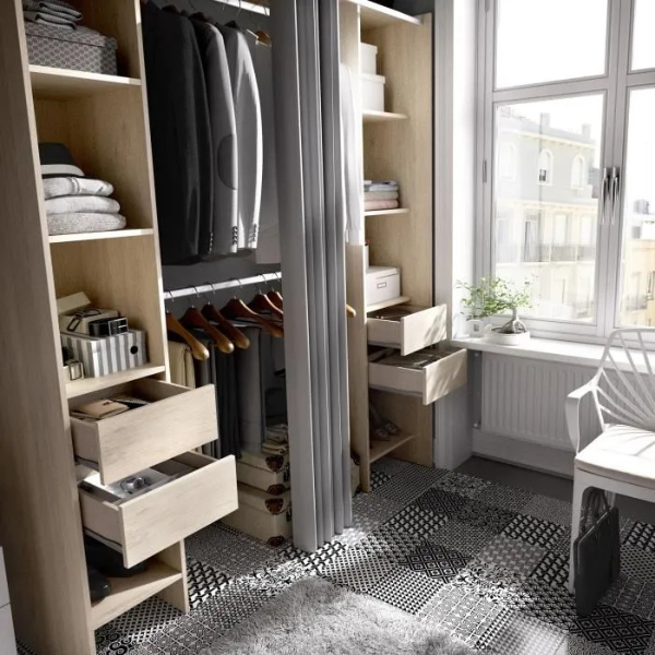 Kit de dressing extensible - Chêne clair