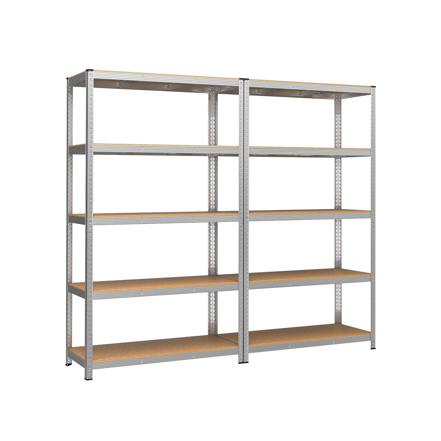 2 Étagères à 5 niveaux gris