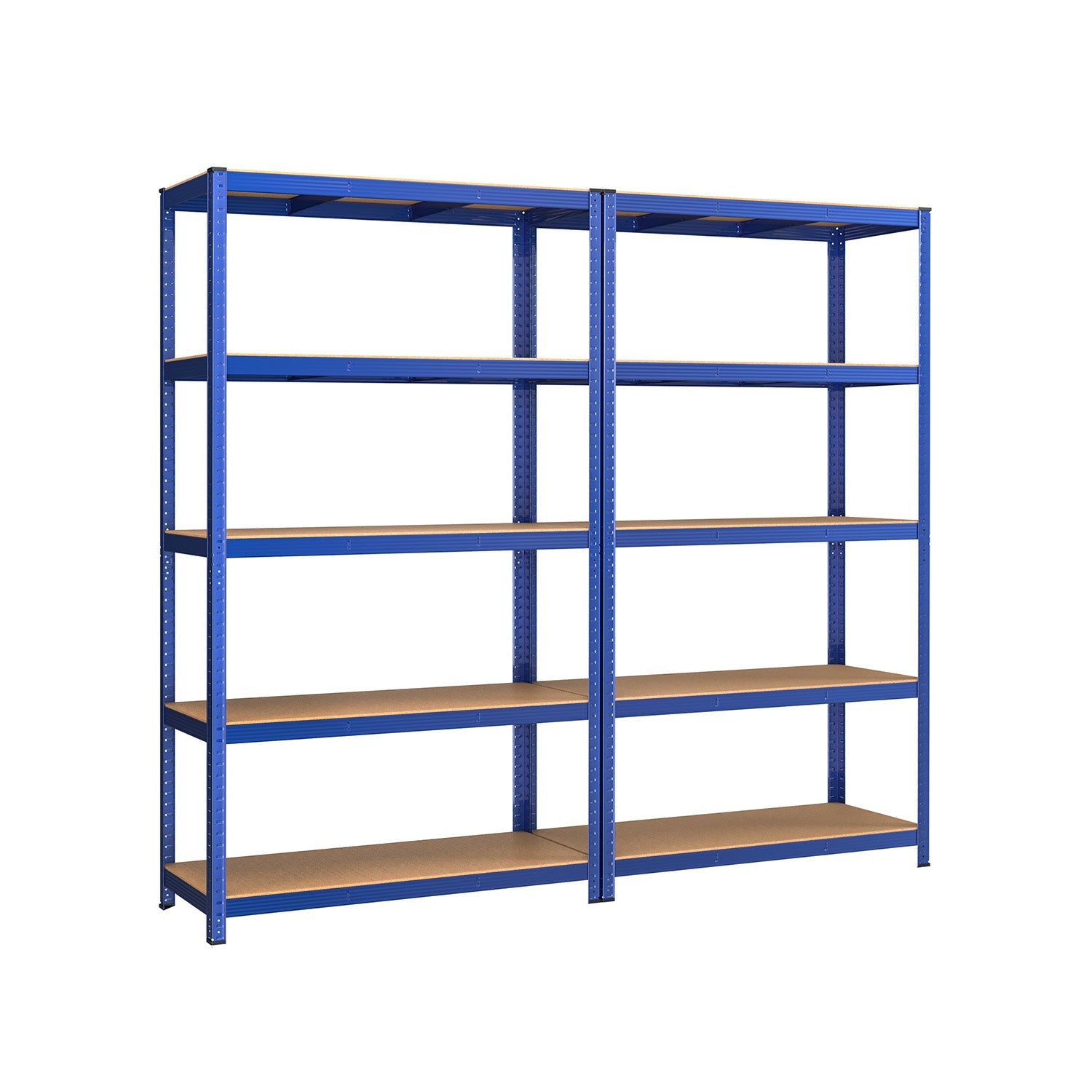 2 Étagères à 5 niveaux bleu