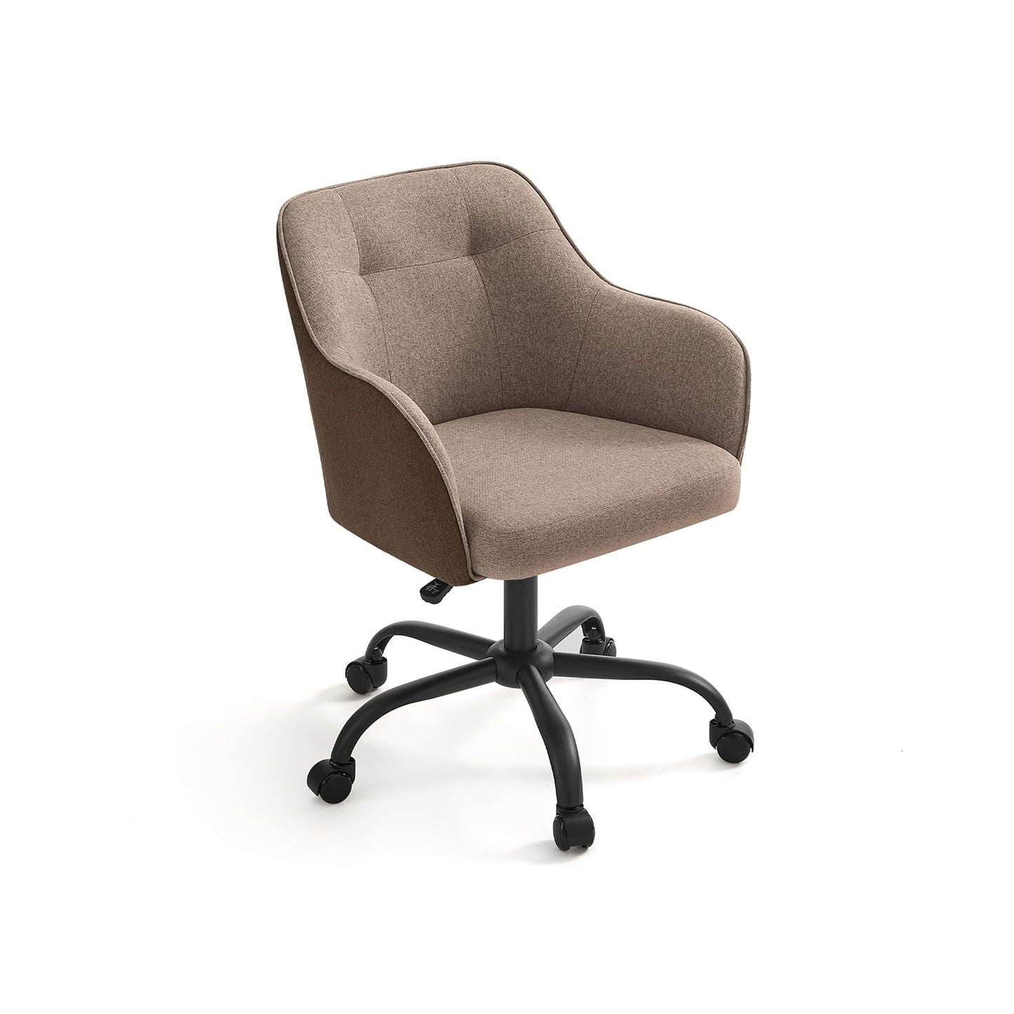 Fauteuil ergonomique pivotant réglable marron