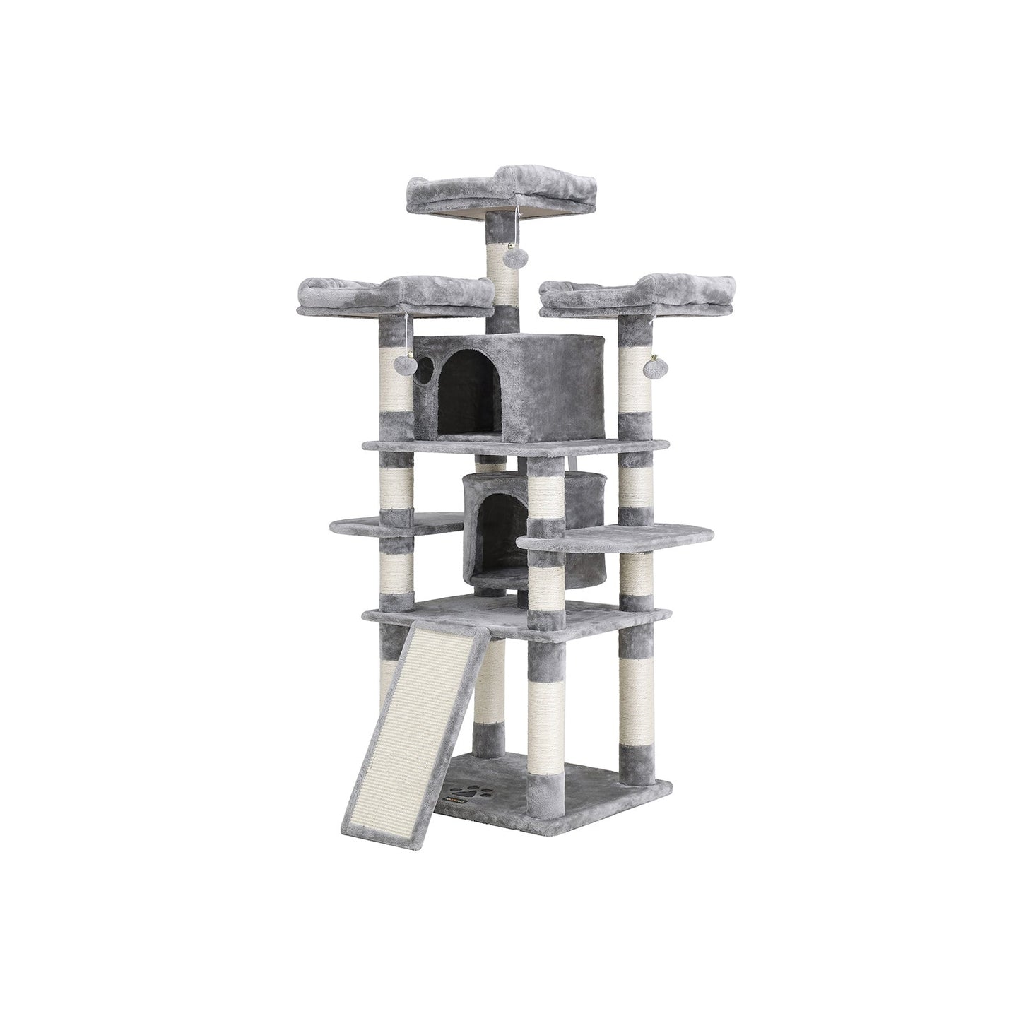 Arbre à chat 172 cm gris clair