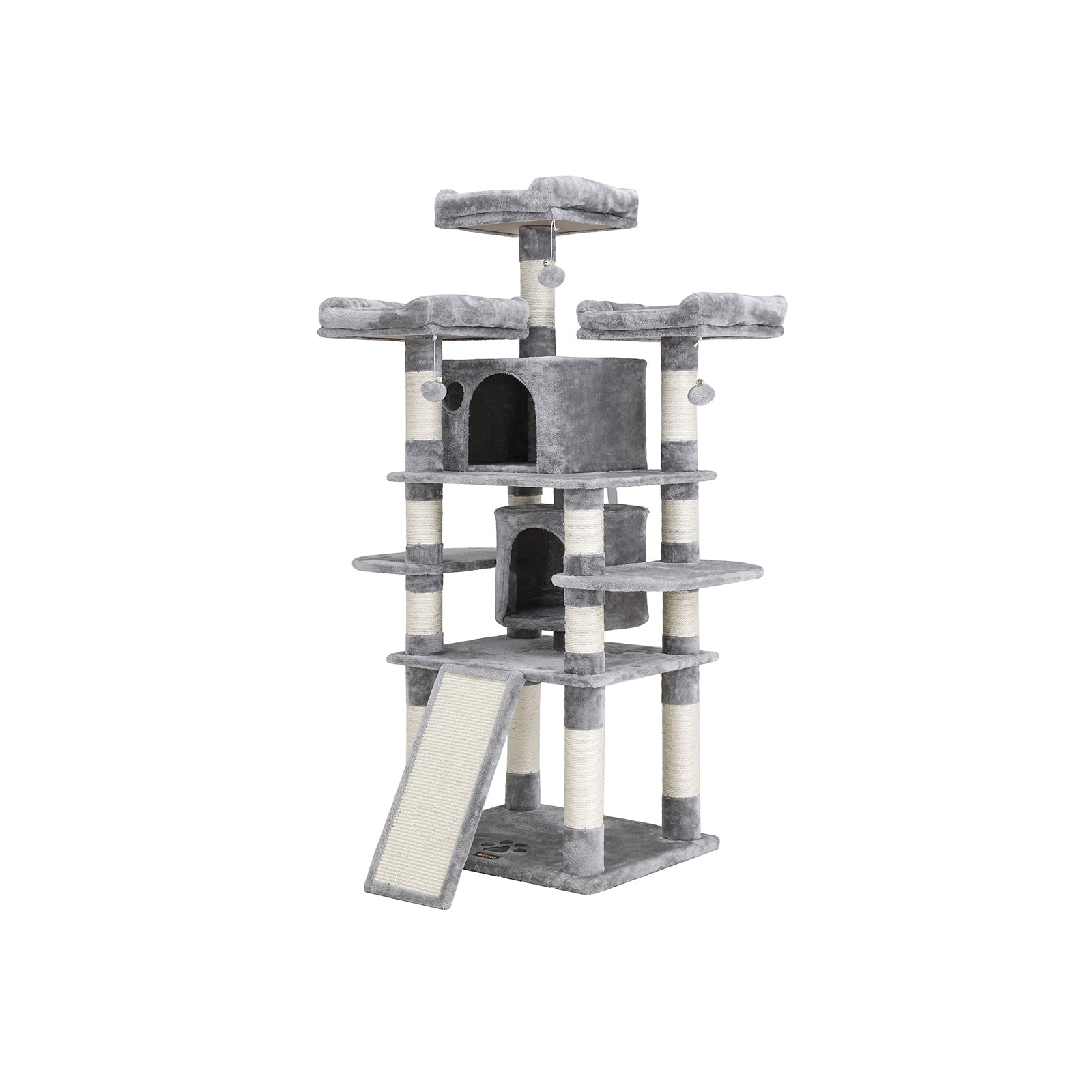 Arbre à chat 172 cm gris clair