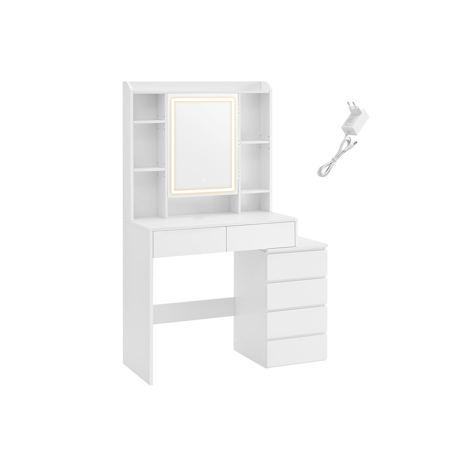 Grand Miroir LED à Luminosité Réglable