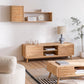Set de 2 Étagères Murales en Bois de Mindi