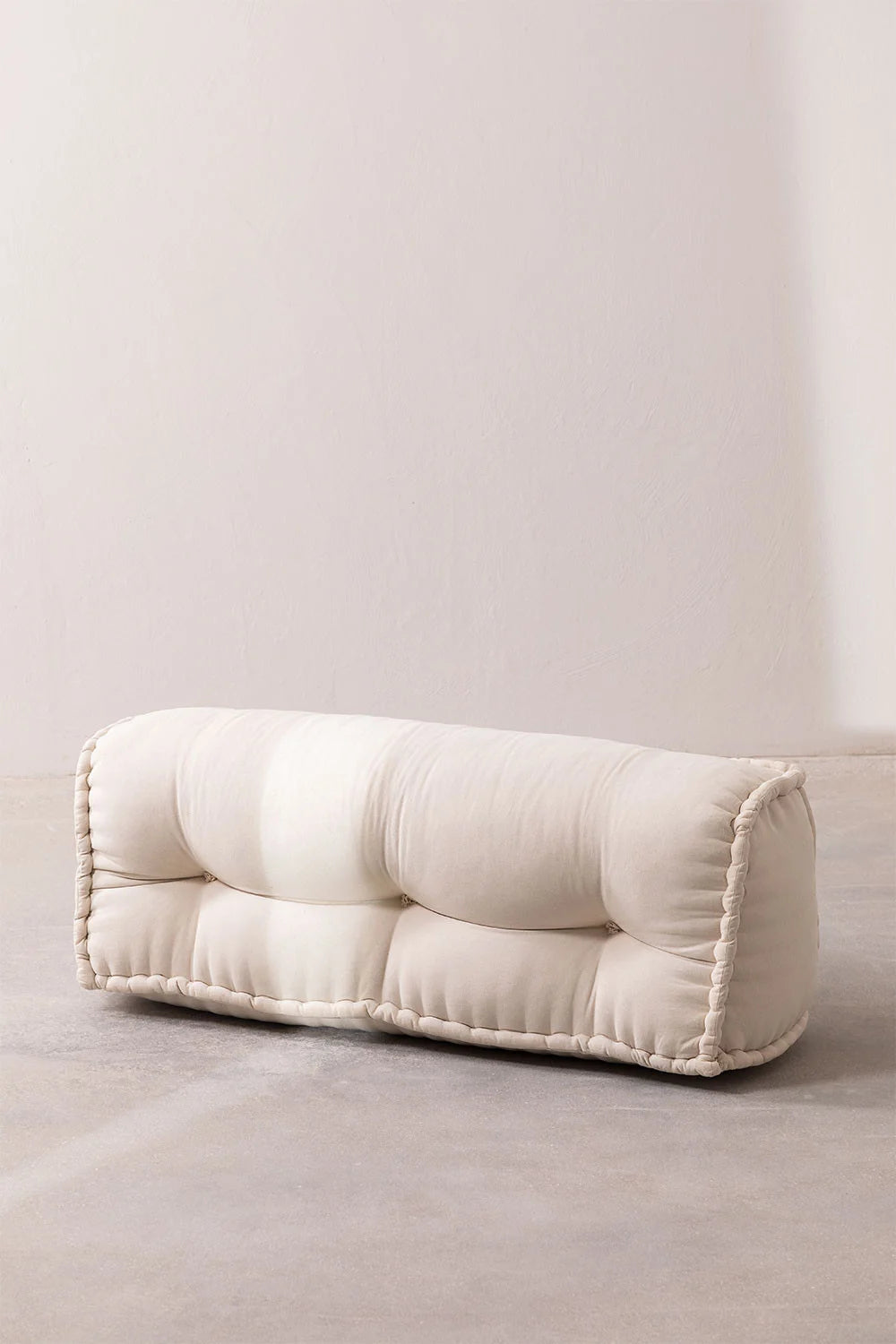 Canapé Modulable en Coton au Sol