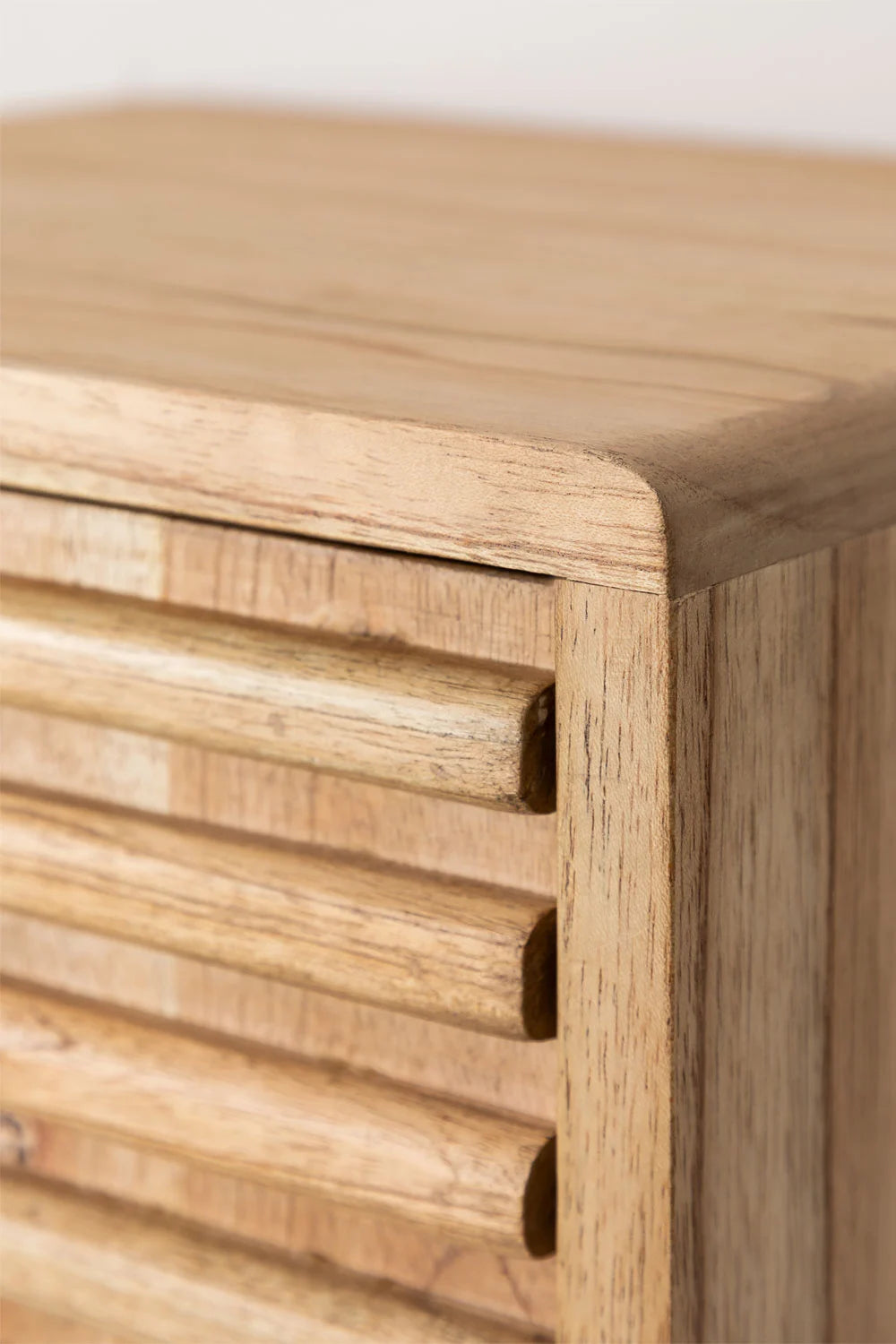 Set de 2 Étagères Murales en Bois de Mindi