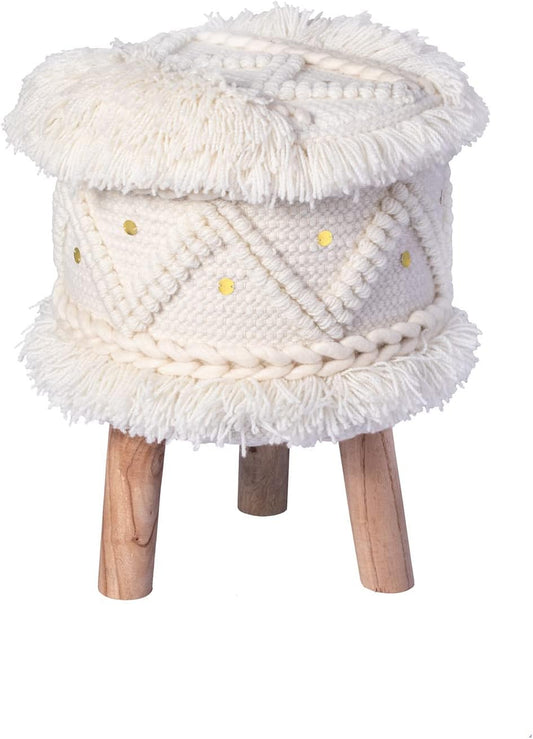 Tabouret Bohème à Franges