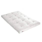 Ensemble Matelas Futon + Structure Bois Massif Noisette