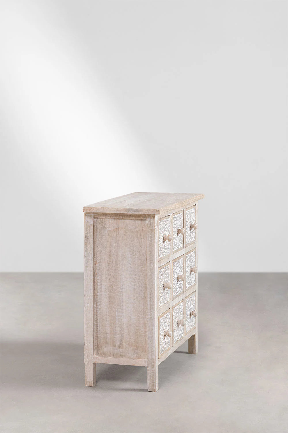 Commode à Tiroirs en Bois de Manguier