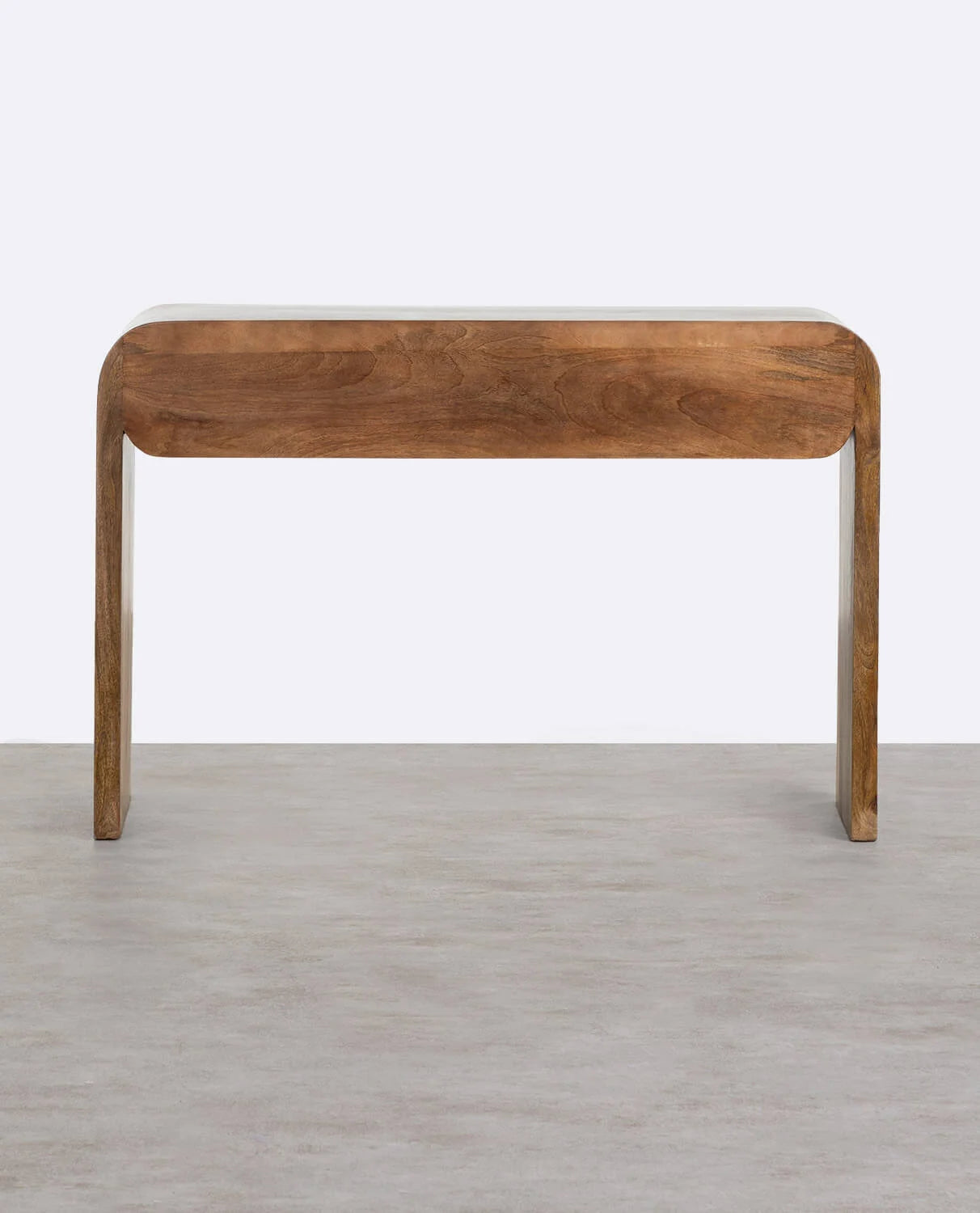 Console avec Deux Tiroirs en Bois de Mangue