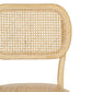 Chaise Artisanale en Bois d'Orme et Rotin Naturel