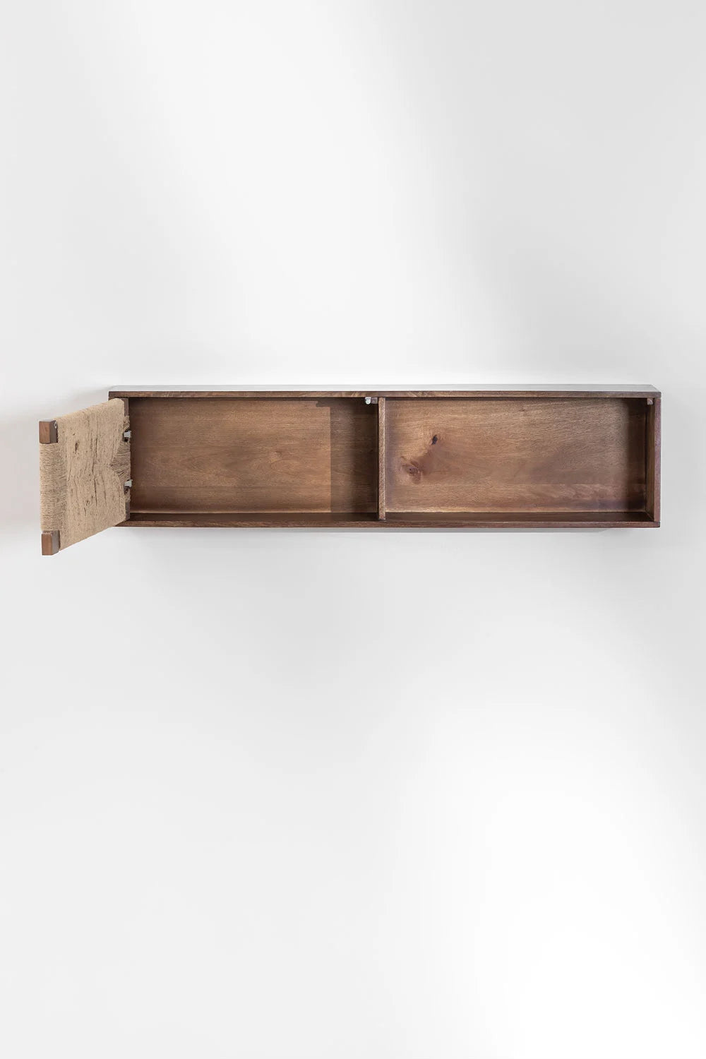 Etagère Murale en Manguier et Jute