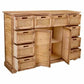 Commode Balinaise en Bois Naturel et Cannage