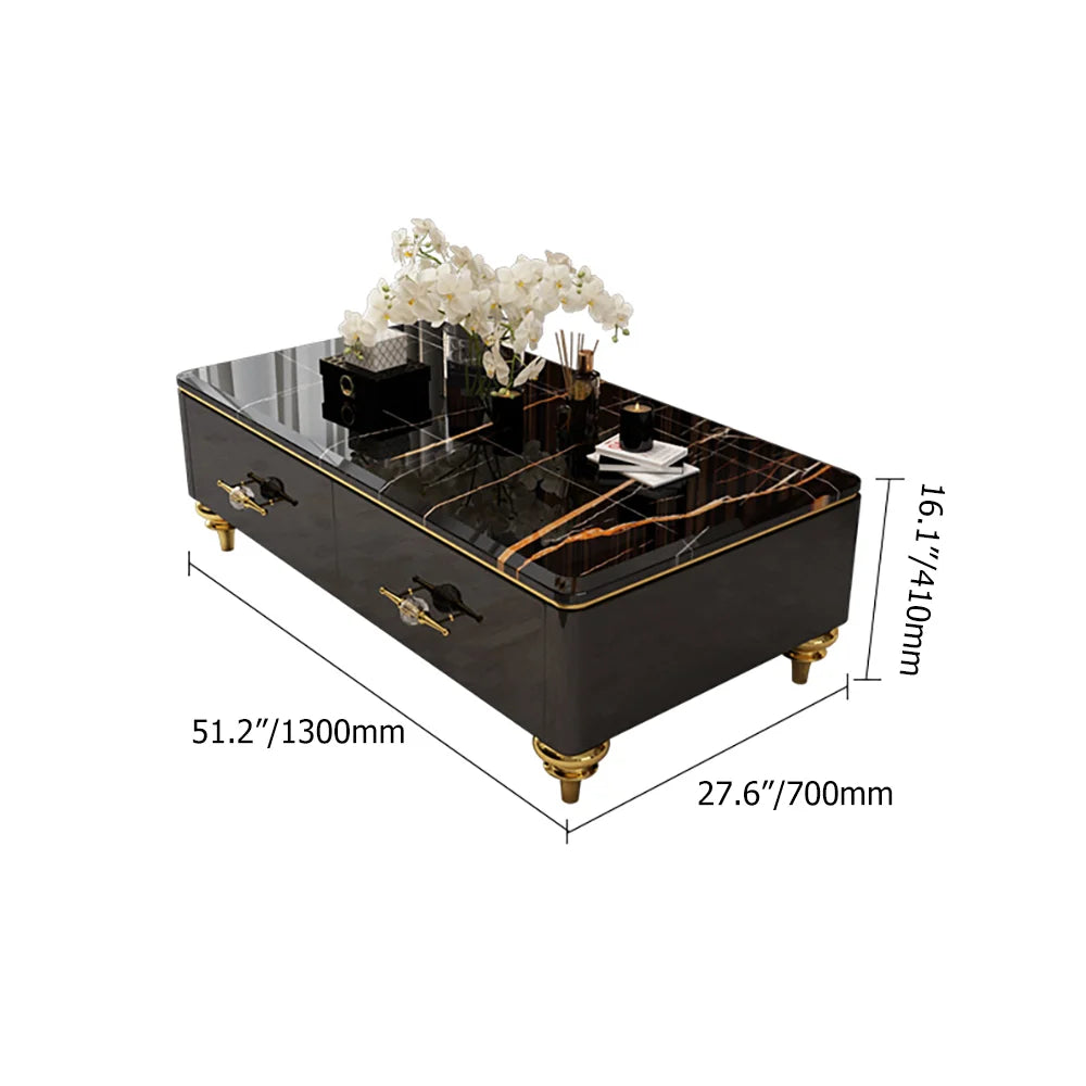 Table Basse Moderne en Marbre - 1300 mm