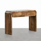 Console avec Deux Tiroirs en Bois de Mangue