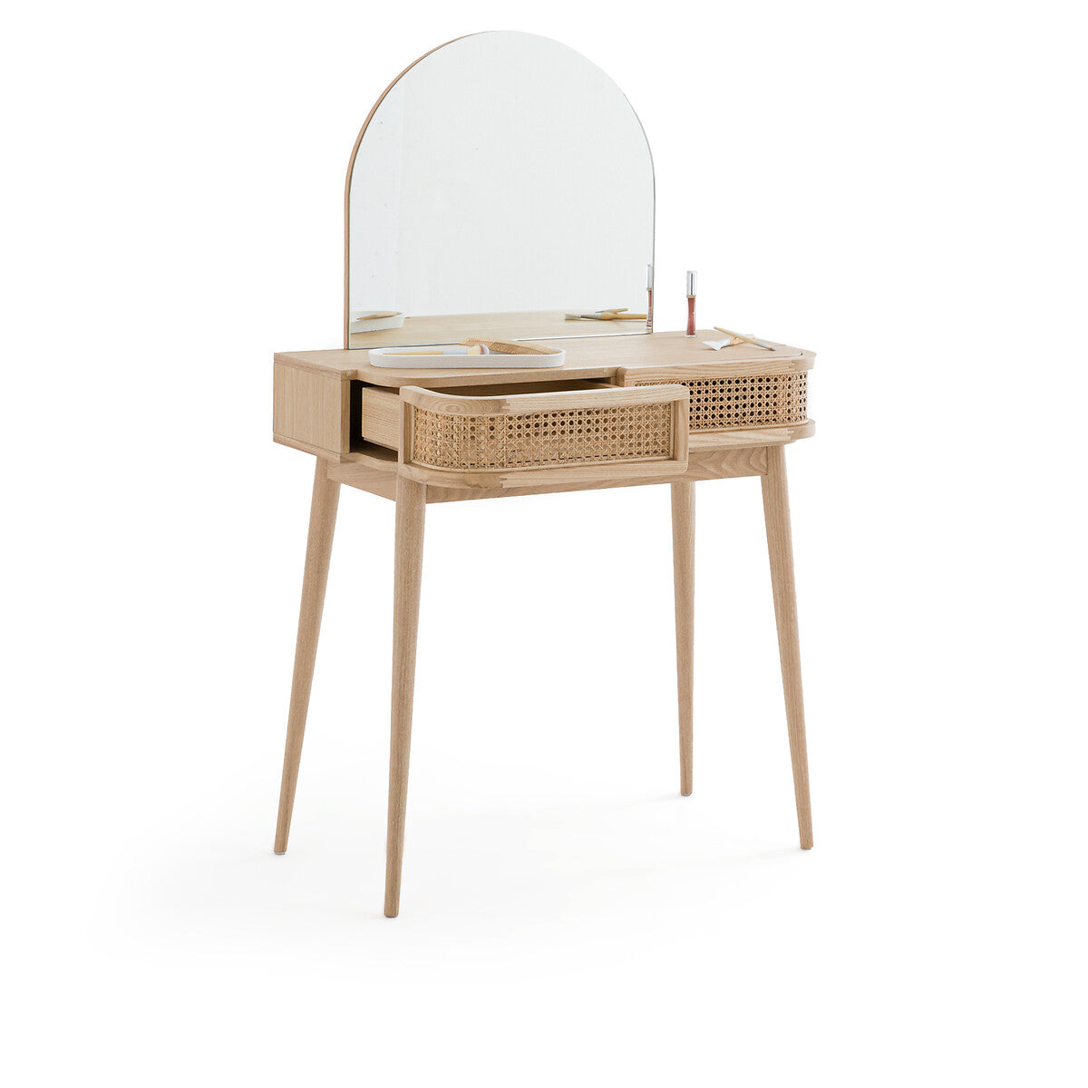 Coiffeuse 2 Tiroirs - Cannage