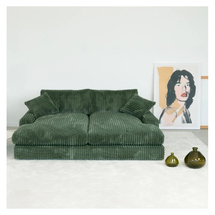 Canapé Panoramique Velours Côtelé